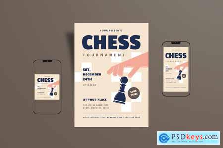 Chess Tournament Flyer & Instagram Post