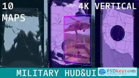 Military HUD UI Maps Vertical 40392747