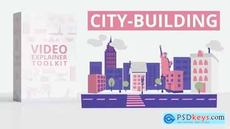 City Building Video Explainer Toolkit 40409310