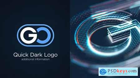 Quick Dark 3D Logo Reveal 36095451