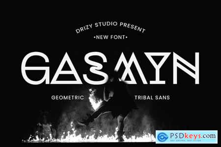 Gasmyn - Tribal Font