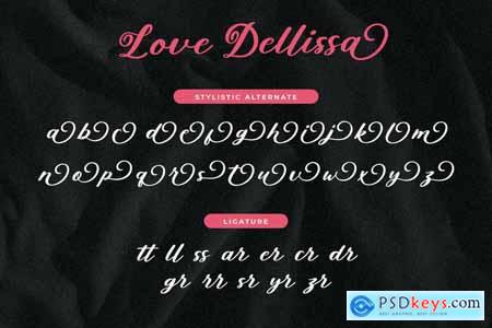 Love Dellissa - Calligraphy Font