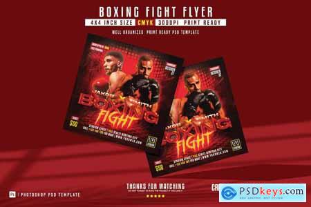 Boxing Fight Flyer 8DNP77W
