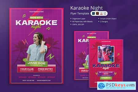 Reka - Karaoke Night Flyer