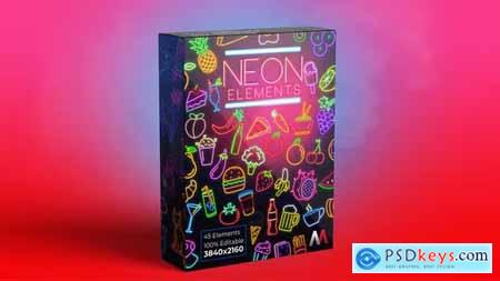 Neon Elements - Food 38949402
