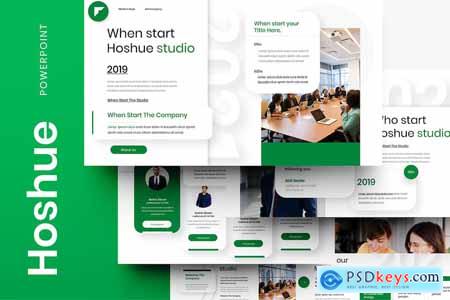 Hoshue  Business PowerPoint Template