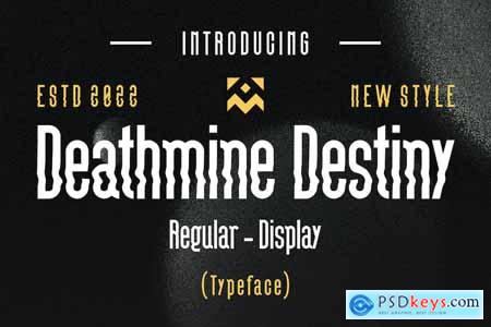 Deathmine Destiny Font