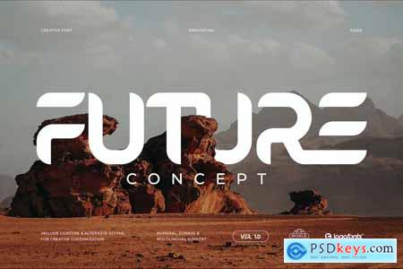 Future Concept - Modern Font