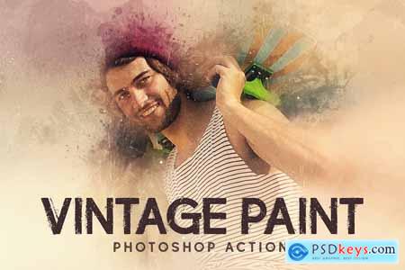 Vintage Paint - Photoshop Action