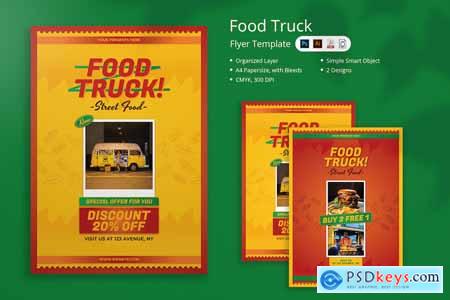Jamal - Food Truck Flyer