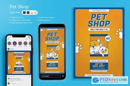 Kucian - Pet Shop Flyer Set
