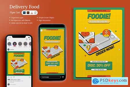 Dekana - Delivery Food Flyer Set