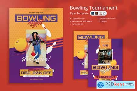 Bolinan - Bowling Tournament Flyer