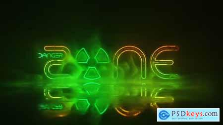 Grunge Neon Logo 40329568