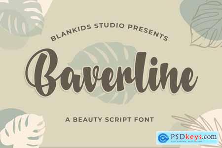 Baverline a Beauty Script Font
