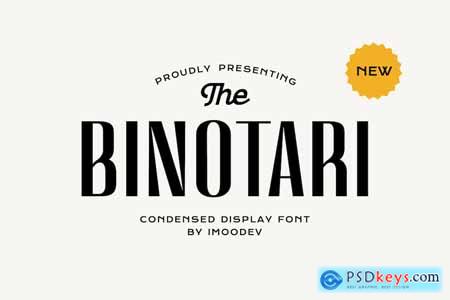 Binotari - Condensed Font