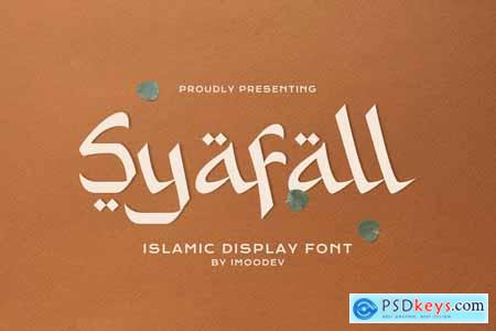 Syafall - Modern Arabic Fonts