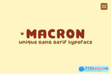 Macron - Unique Sans Serif Typeface