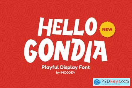 Hello Gondia - Playful Font