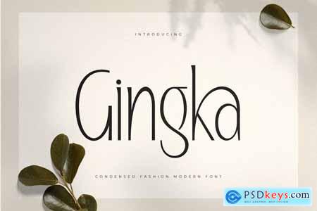 Gingka - Condensed Fashion Modern Font