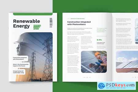 Solar Energy Magazine Template