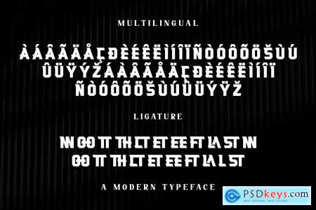 Freedrin - A Modern Typeface