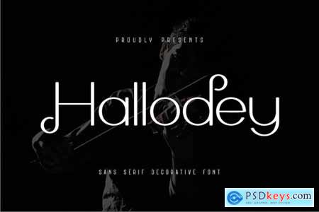 Hallodey Font