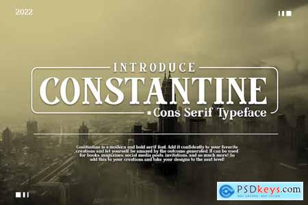 Constantine - Bold Serif Typeface