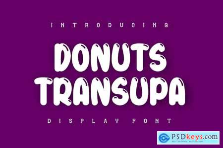 Donuts Transupa Font