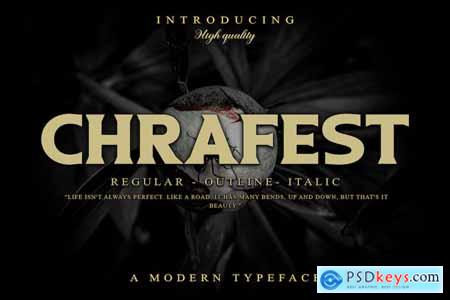 Chrafest - A Modern Typeface