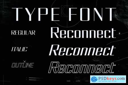 Reconnect - A Modern Typeface