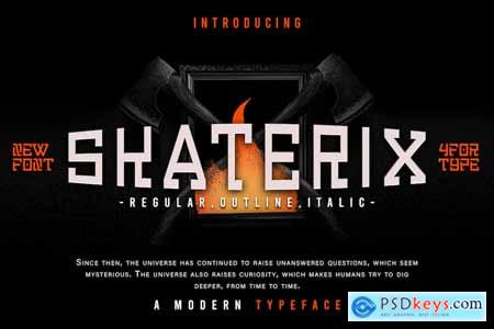 Skaterix - Sport Typeface