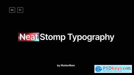 Neat - Stomp Typography - for Premiere Pro 40493514