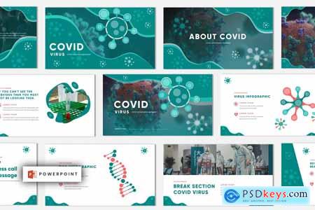 Covid - Health Disease & Virus Powerpoint Template