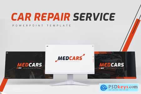 Car Service and Repair Powerpoint Template