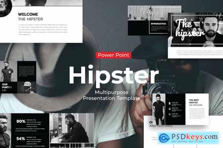 The Hipster - PowerPoint Template