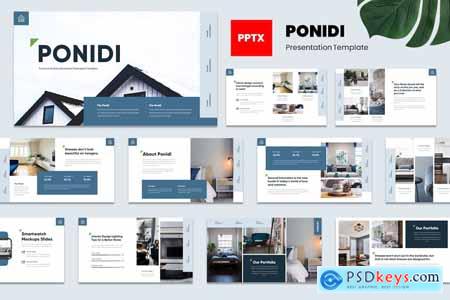 Ponidi - Furniture & Home Decoration Powerpoint LA3FU5U