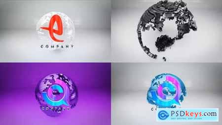 Cube Planet Logo Reveal Bundle 40441782