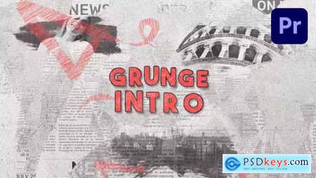 Grunge Brush Logo Intro - Premiere Pro 40499960