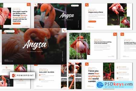 Angsa - Bird Animal Powerpoint Template