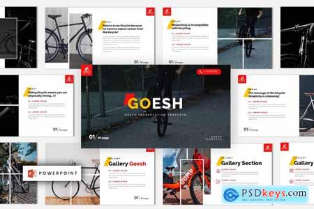 Goesh - Bicycle Sports Club Powerpoint TemplatE