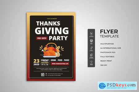 Thanksgiving Celebration Flyer YPXFJR5