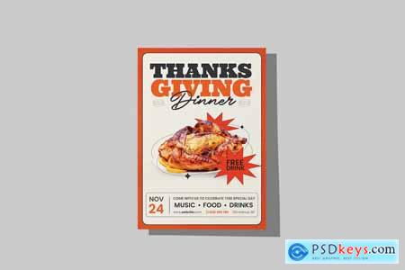 Thanksgiving Party Flyer