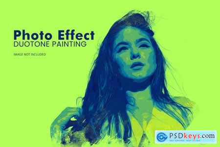 Duotone Painting Photo Effect