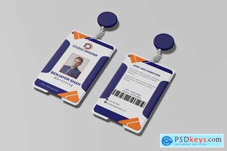 ID Card Holder Mockup