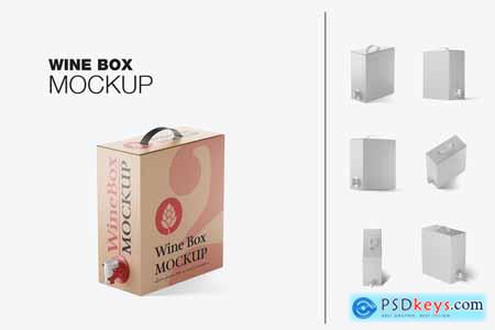 Carton Box with Dispenser Mockup
