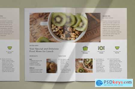 Food Brochure Layout Template