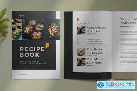 Food Brochure Layout Template