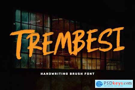 Trembesi - Handwriting Brush Font