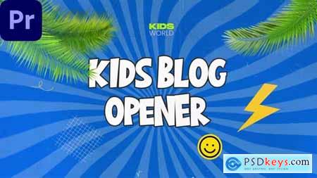 Kids Blog Intro - Opener MOGRT 40516291